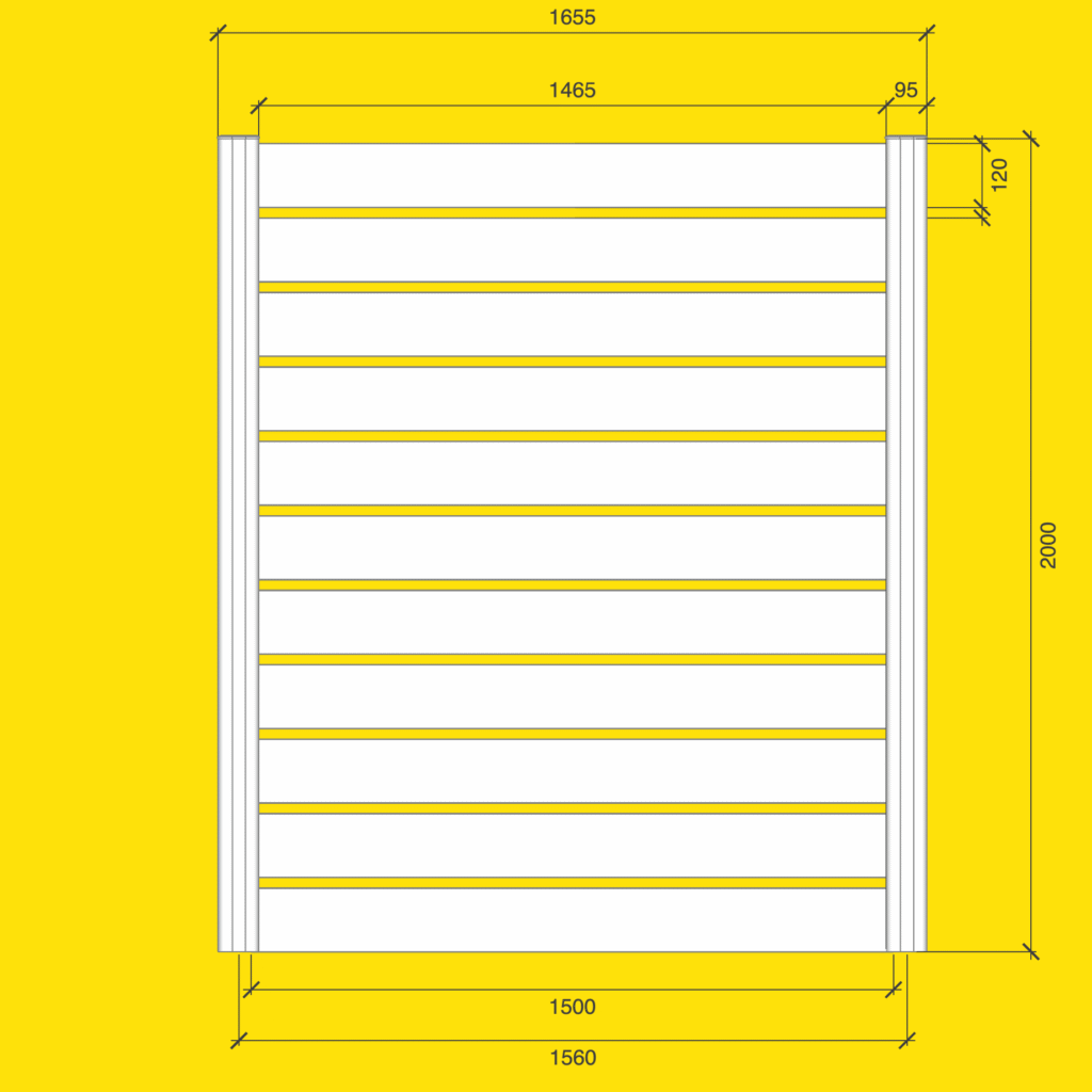 QUOTE VNV Vedo Non Vedo PVC Bianco 7 squared